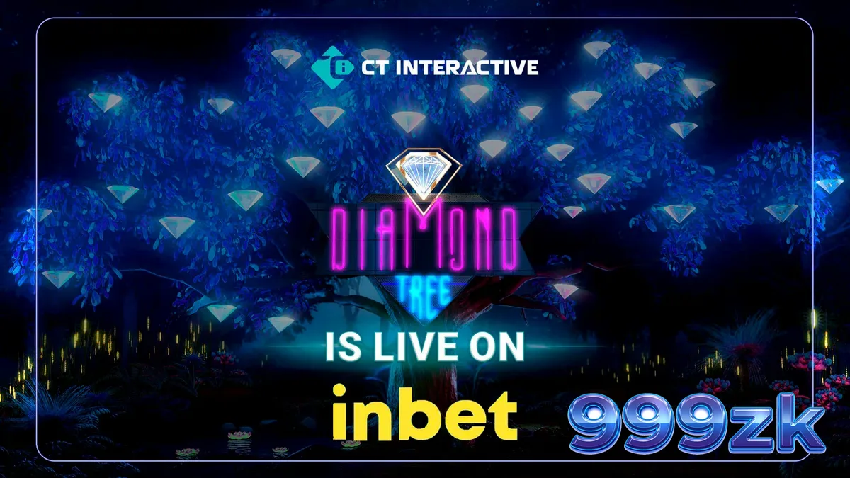 Tampilan antarmuka permainan slot Diamond Tree Jackpot